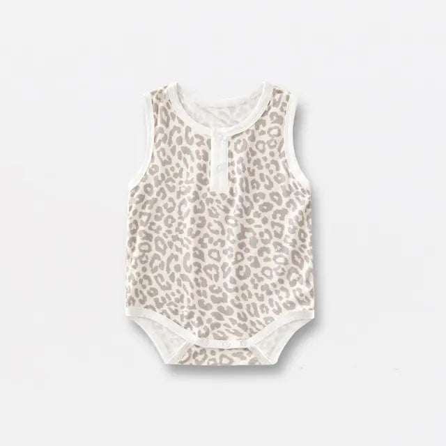 Bamboo Fiber Baby Zippered Romper